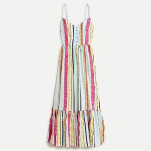 J Crew Tiered Midi Dress